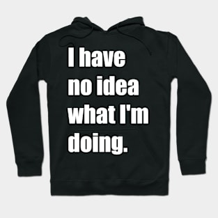 I have no idea what I'm doing Hoodie